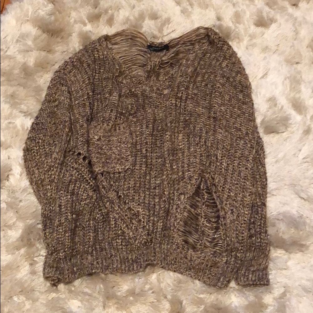 Brown sweater